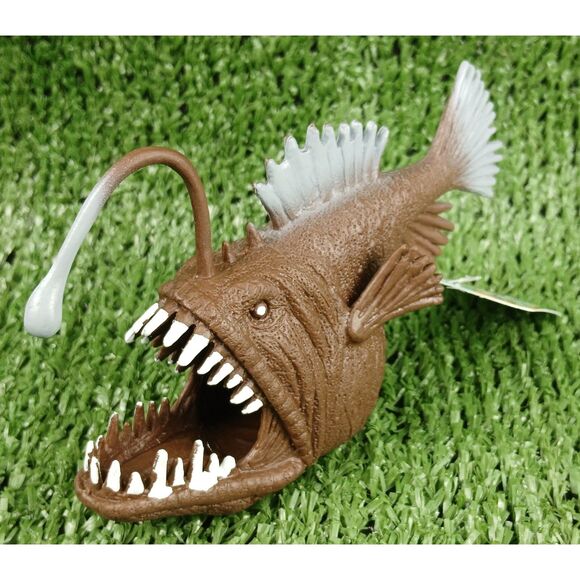 Anglerfish Toy Figure Deep Sea Angler Fish Boley Ocean Animal Sea Creature pvc - Picture 1 of 16